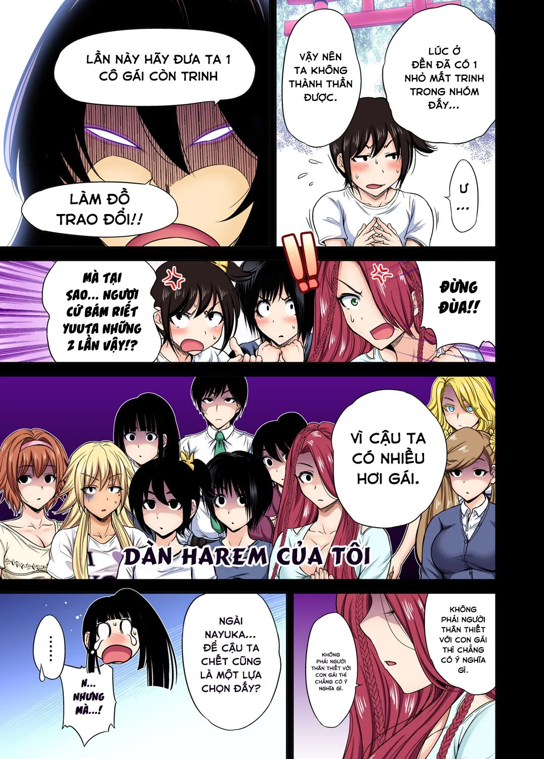 HentaiVN.net - Ảnh 15 - Chuyến tham quan trải nghiệm lợi cho tôi [Chuyến tham quan trải nghiệm lợi cho tôi ~Chỉ có tôi là trai giả gái!!; Oretoku Shuugakuryokou ~Otoko wa Jyosou shita Ore dake!!; 俺得修学旅行～男は女装した俺だけ!!] - Ch.24 Houjou Nayuka [Không che]