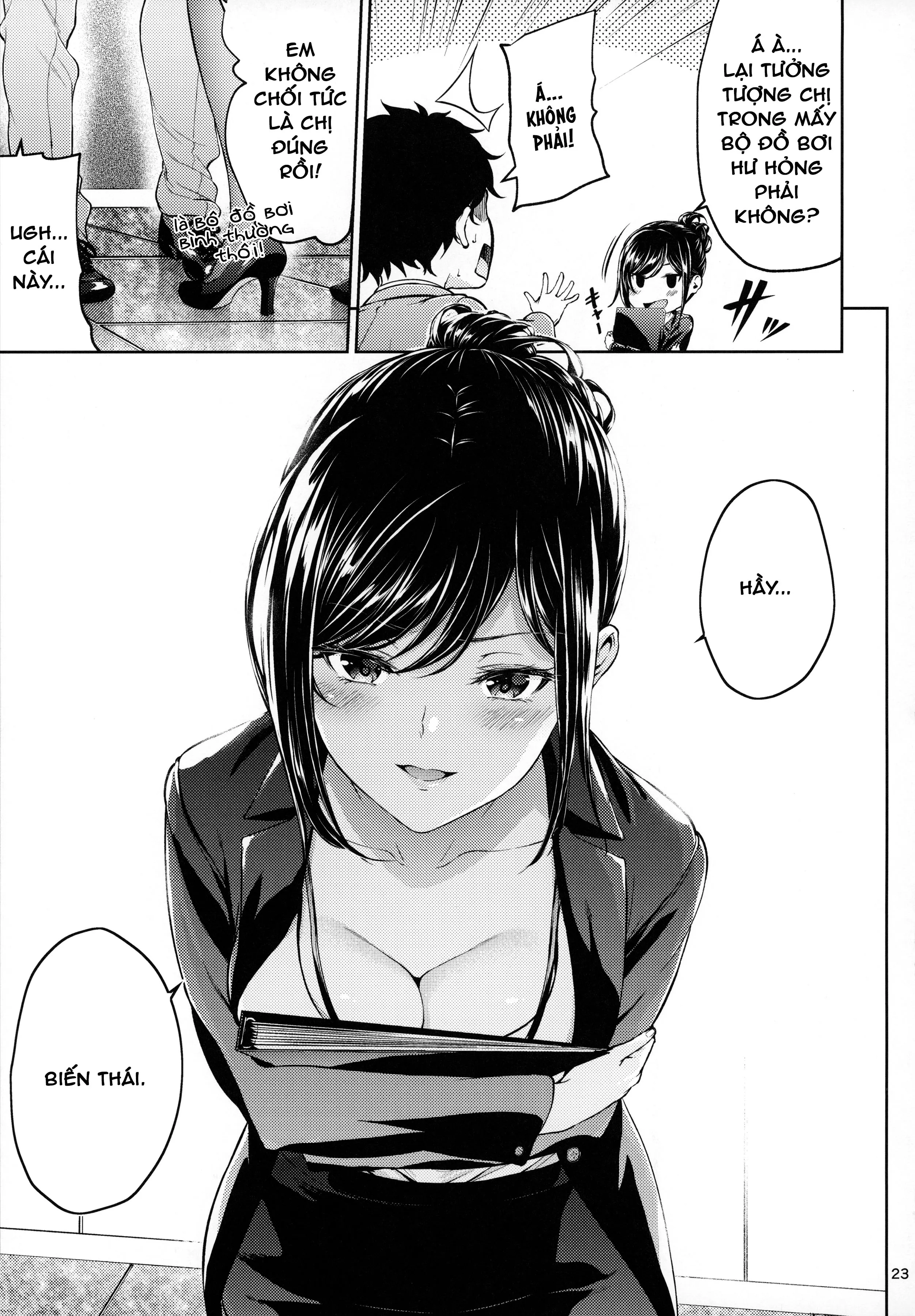 HentaiVN.net - Ảnh 6 - Tiền bối nơi công sở [Shokuba no Senpai ; 職場の先輩] - Bãi biển và lần đầu