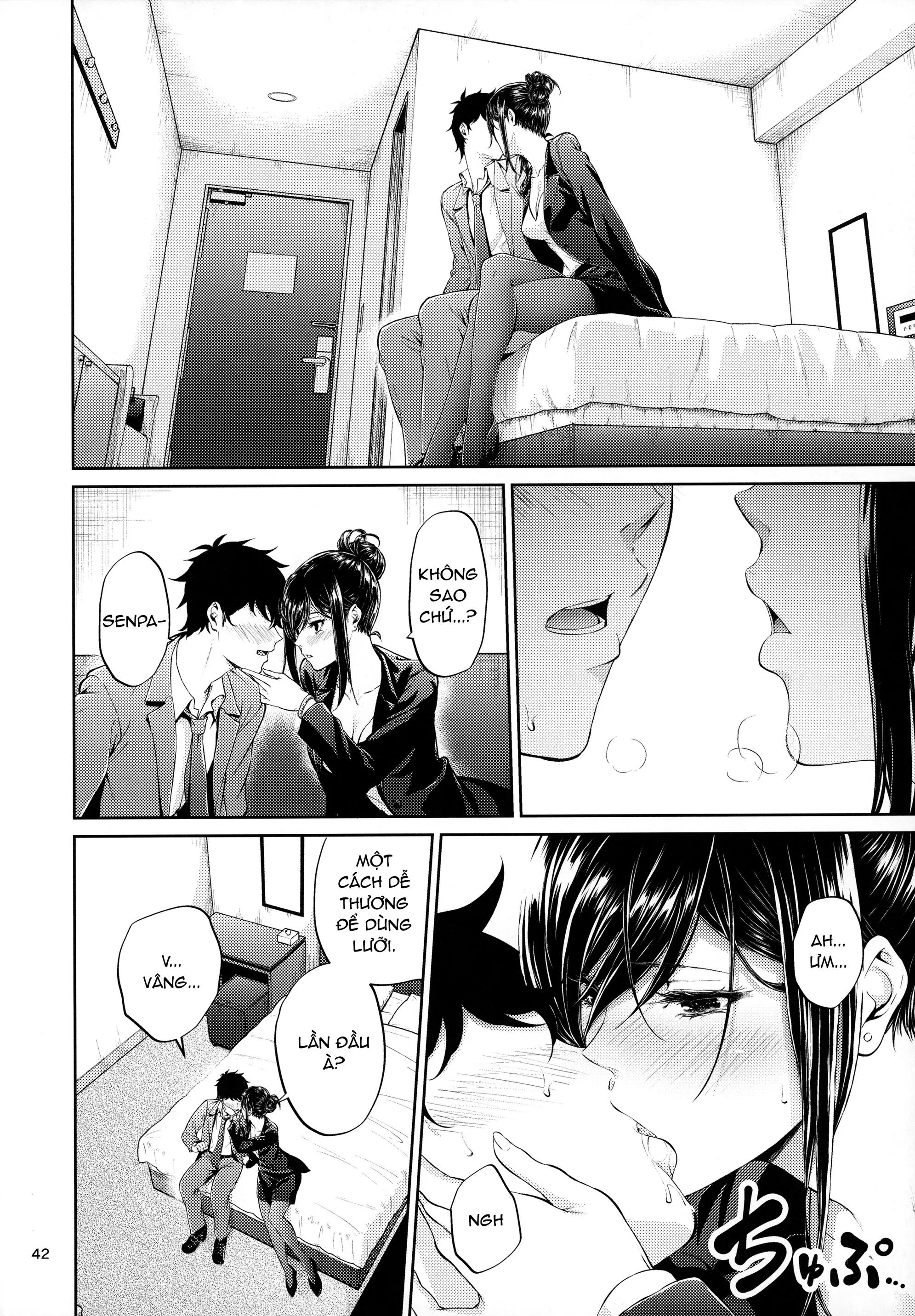 HentaiVN.net - Ảnh 10 - Tiền bối nơi công sở [Shokuba no Senpai ; 職場の先輩] - Bắt đầu đến kết thúc đêm đầu tiên