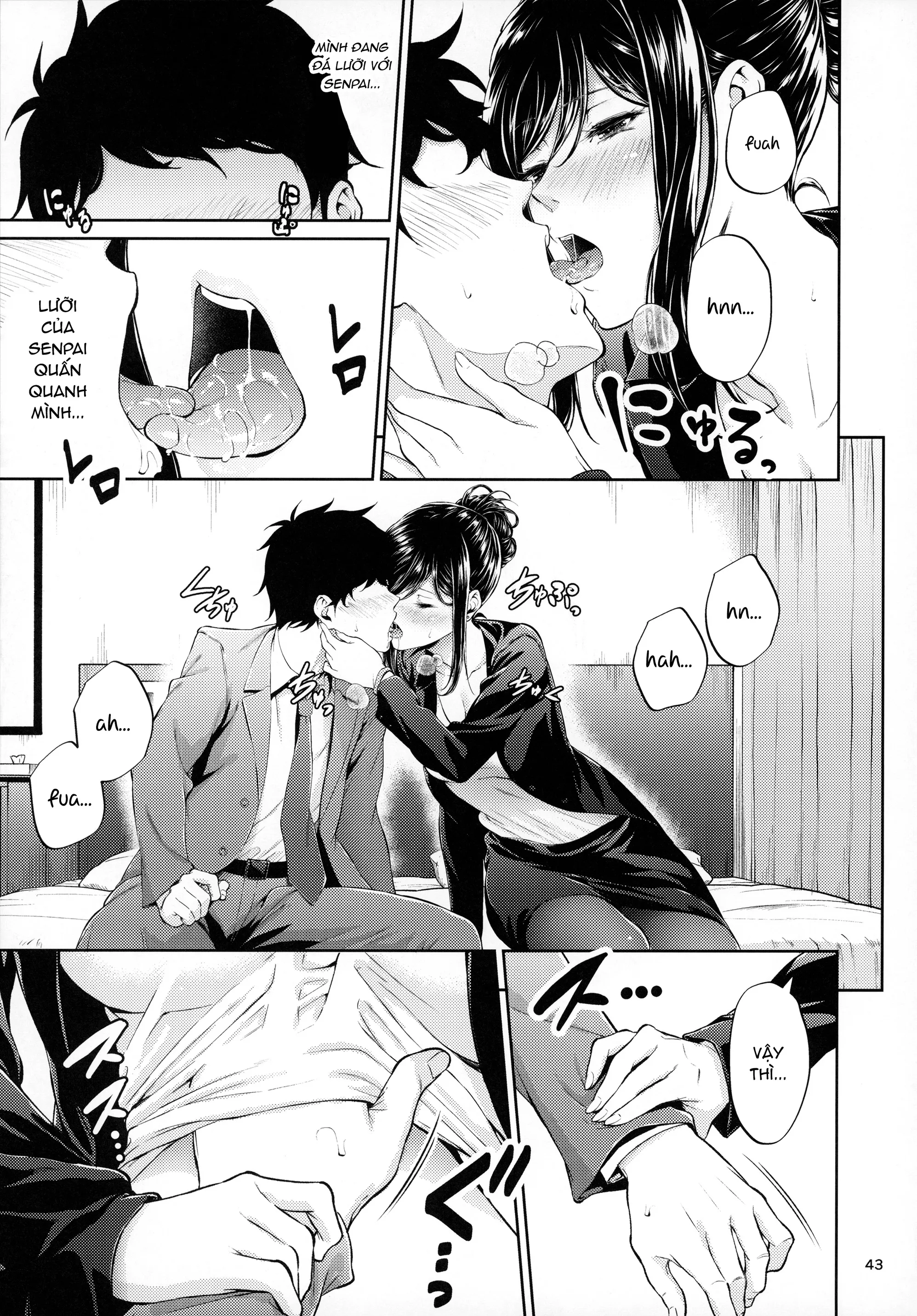 HentaiVN.net - Ảnh 11 - Tiền bối nơi công sở [Shokuba no Senpai ; 職場の先輩] - Bắt đầu đến kết thúc đêm đầu tiên