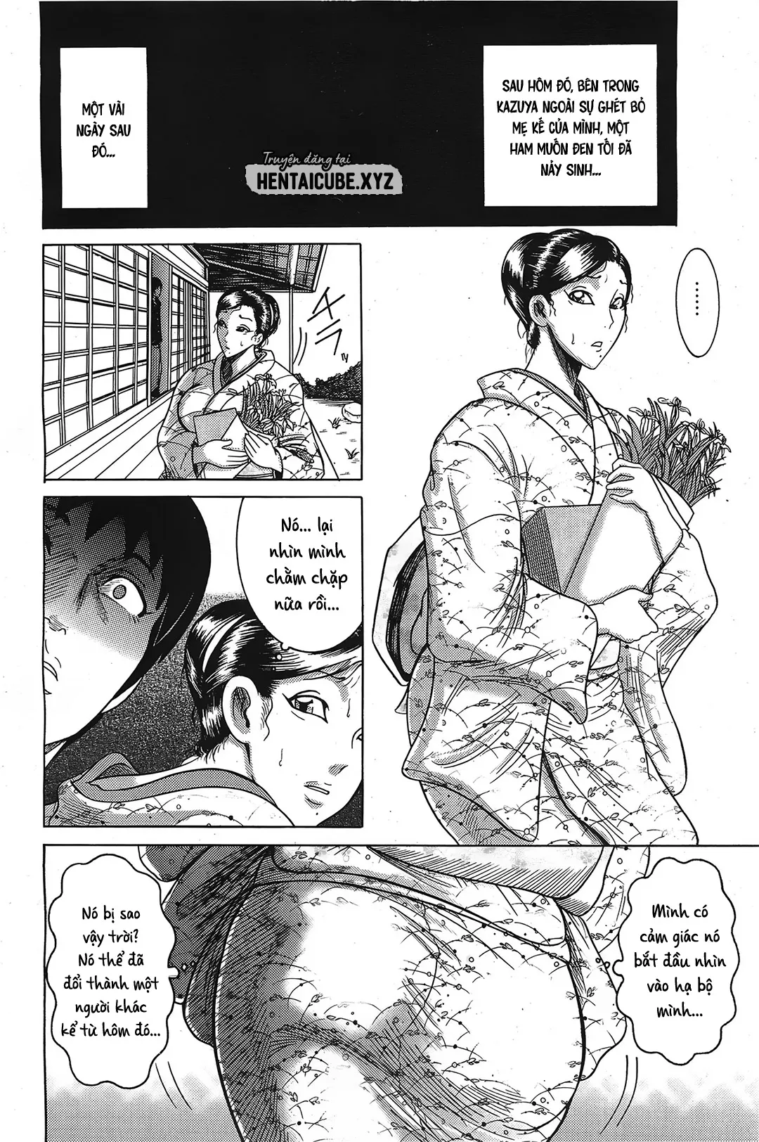 HentaiVN.net - Ảnh 7 - Vỗ về mẹ kế! [Nagusami no Gibo Ningyou | Comfort Stepmom] - Chap 1