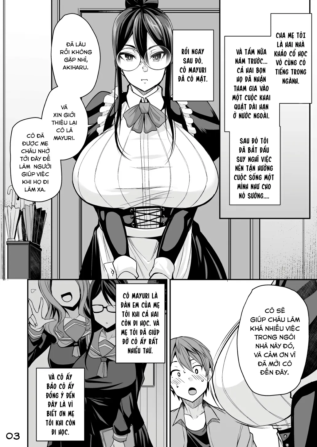 HentaiVN.net - Ảnh 5 - Cô Hầu Gái Succubus Cực Thicc [Succubus Maid no Mayuri-san] - Chap 1 Bánh Mỳ