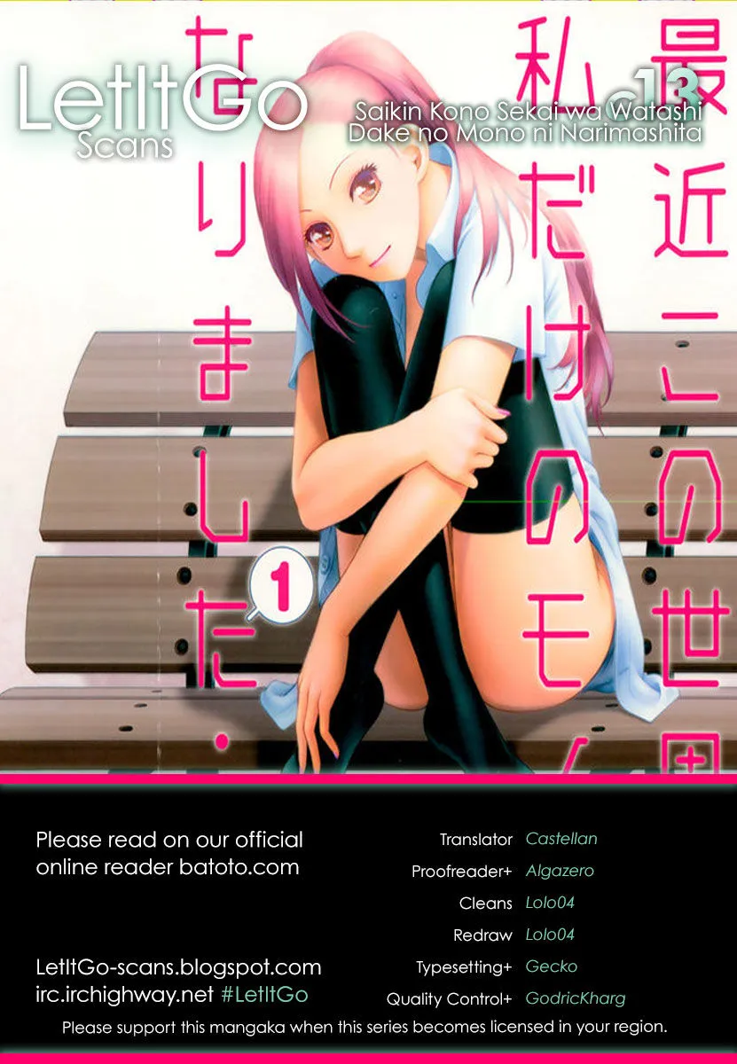 HentaiVN.net - Ảnh 4 - Saikin Kono Sekai wa Watashi dake no Mono ni Narimashita...... [Recently, this world became only mine; Gần đây, thế giới chỉ còn mỗi mình tôi] - Chương 13