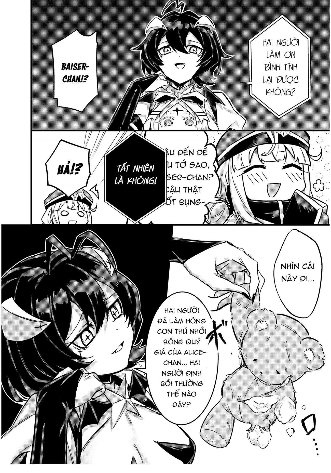 HentaiVN.net - Ảnh 14 - Magia Baiser no Nakayoku (Imishin) shinai to Derarenai Heya?! - Óneshot