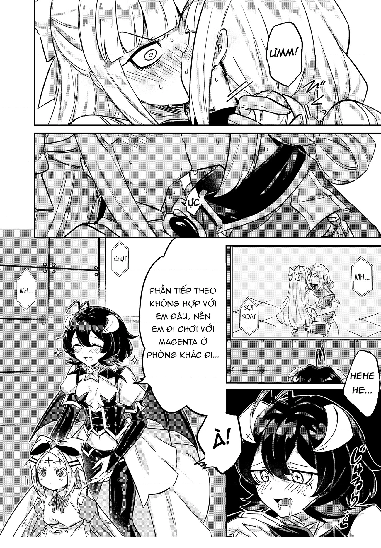 HentaiVN.net - Ảnh 22 - Magia Baiser no Nakayoku (Imishin) shinai to Derarenai Heya?! - Óneshot