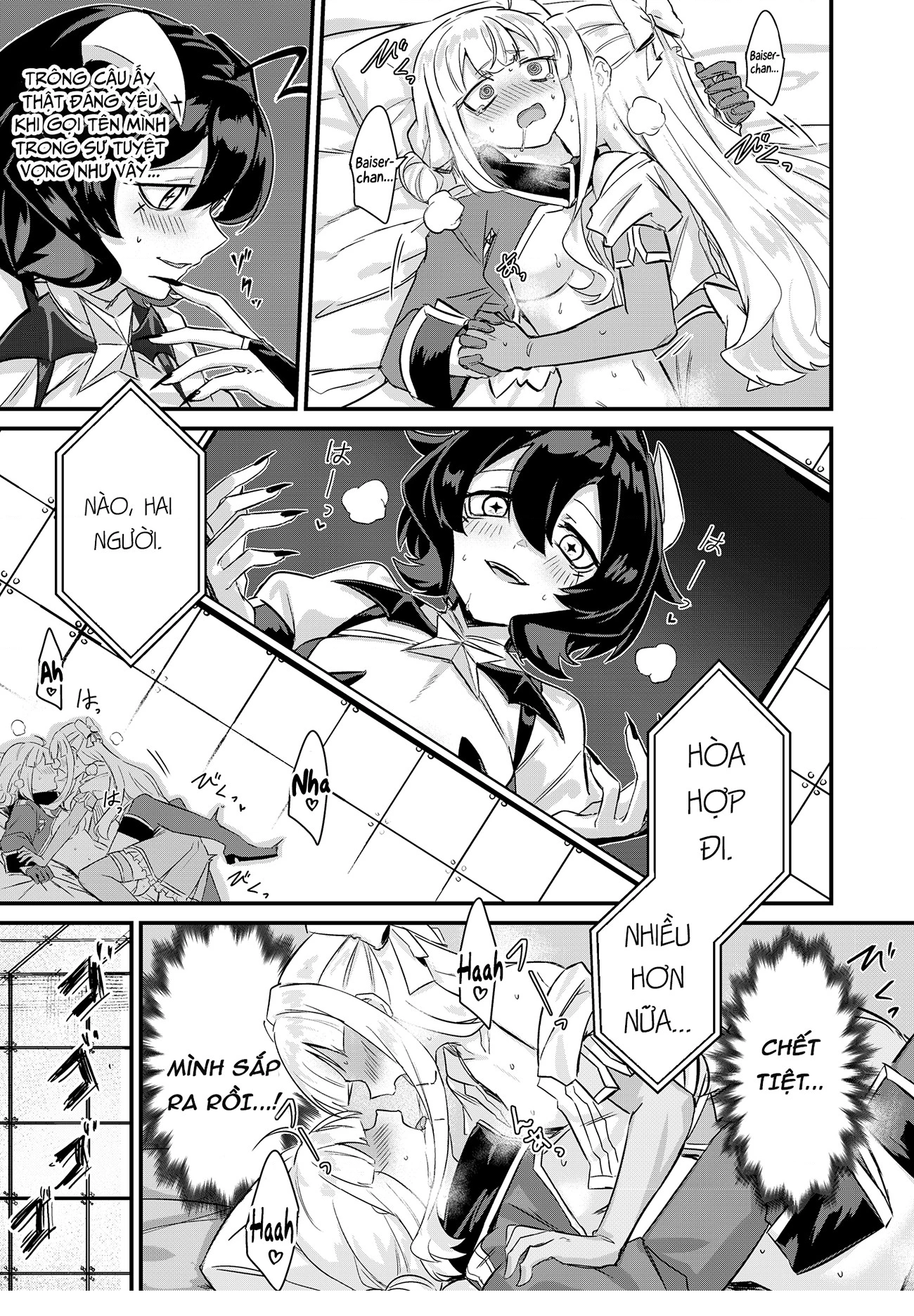 HentaiVN.net - Ảnh 26 - Magia Baiser no Nakayoku (Imishin) shinai to Derarenai Heya?! - Óneshot