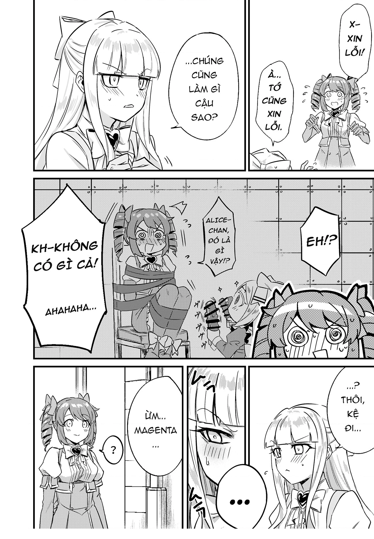 HentaiVN.net - Ảnh 29 - Magia Baiser no Nakayoku (Imishin) shinai to Derarenai Heya?! - Óneshot