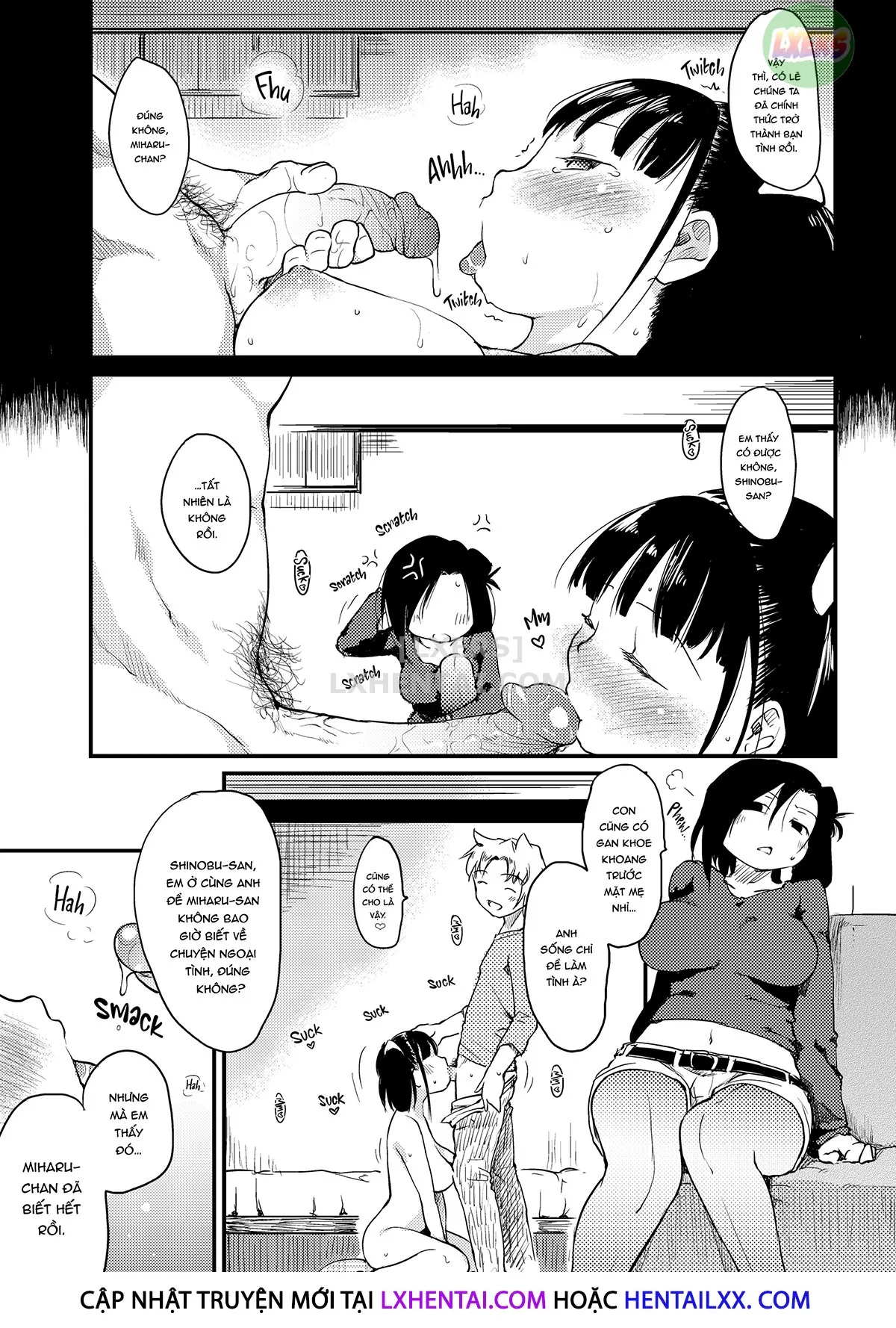 HentaiVN.net - Ảnh 23 - Cuộc sống tình dục hàng ngày của gia đình Katsura - Chap 4 - The Katsura Familys Mother-Daughter Relationship