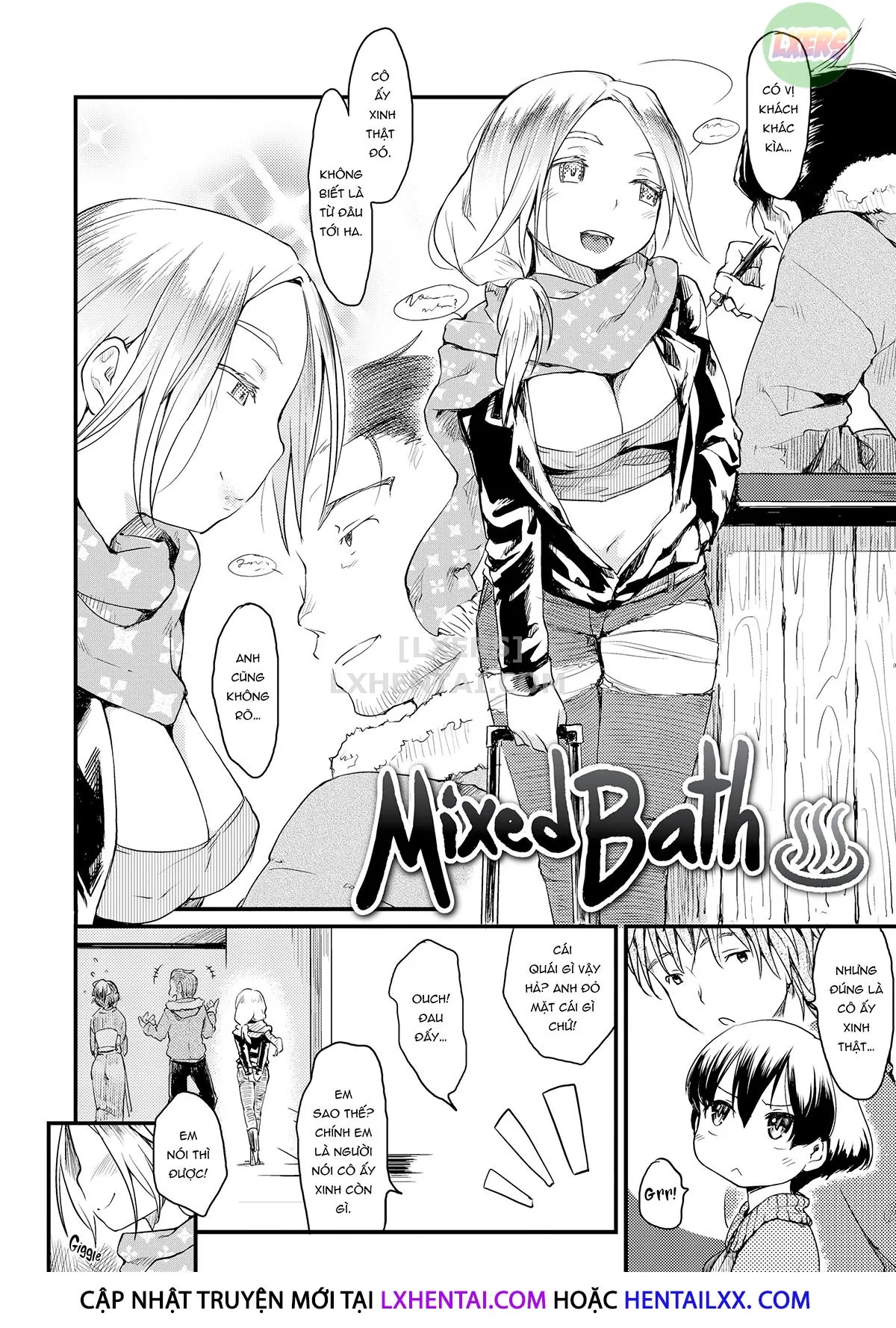HentaiVN.net - Ảnh 6 - Cuộc sống tình dục hàng ngày của gia đình Katsura - Chap 10 - Mixed Bath