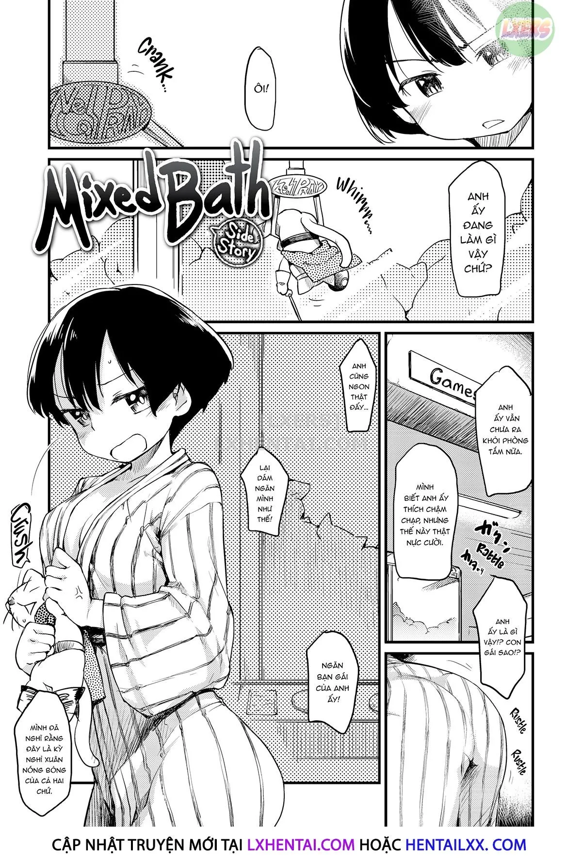HentaiVN.net - Ảnh 5 - Cuộc sống tình dục hàng ngày của gia đình Katsura - Chap 11 - Mixed Bath Side Story