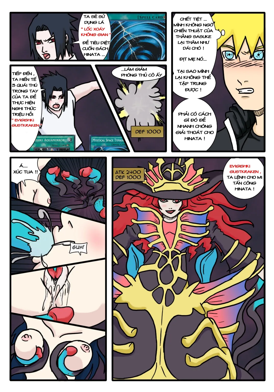 HentaiVN.net - Ảnh 10 - NARUTO XYZ [Tuyển tập NARUTO R19] - - Vua trò chơi Naru-gi-oh - (1)