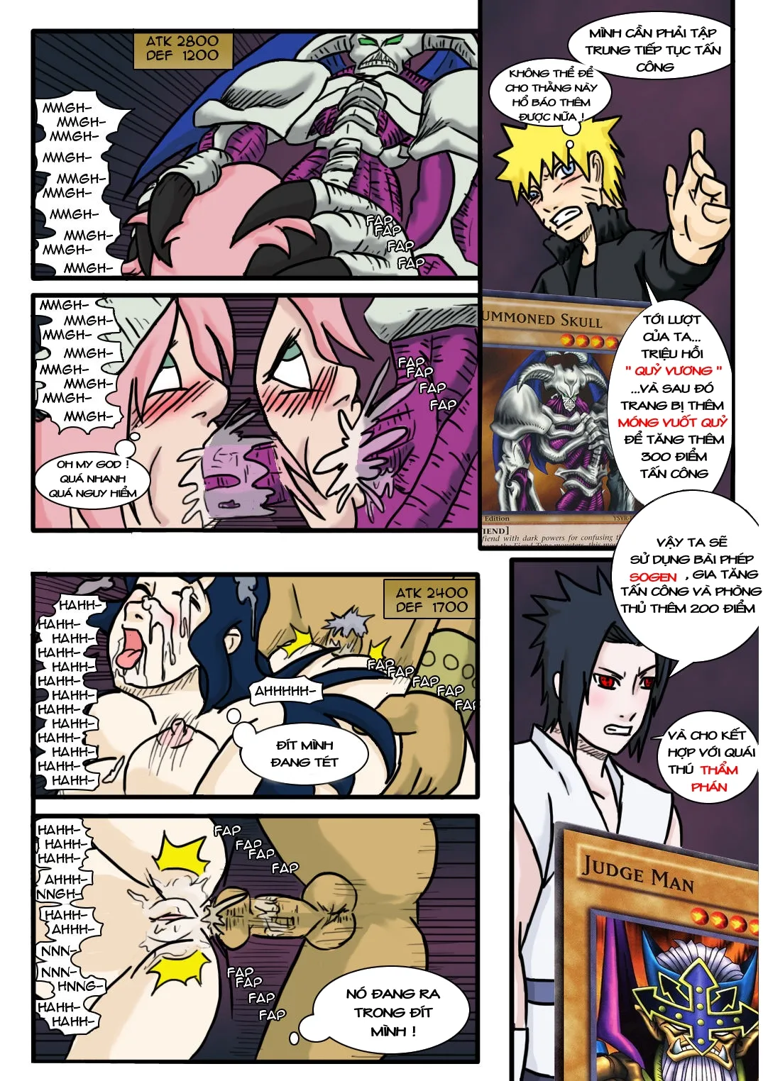 HentaiVN.net - Ảnh 15 - NARUTO XYZ [Tuyển tập NARUTO R19] - - Vua trò chơi Naru-gi-oh - (1)