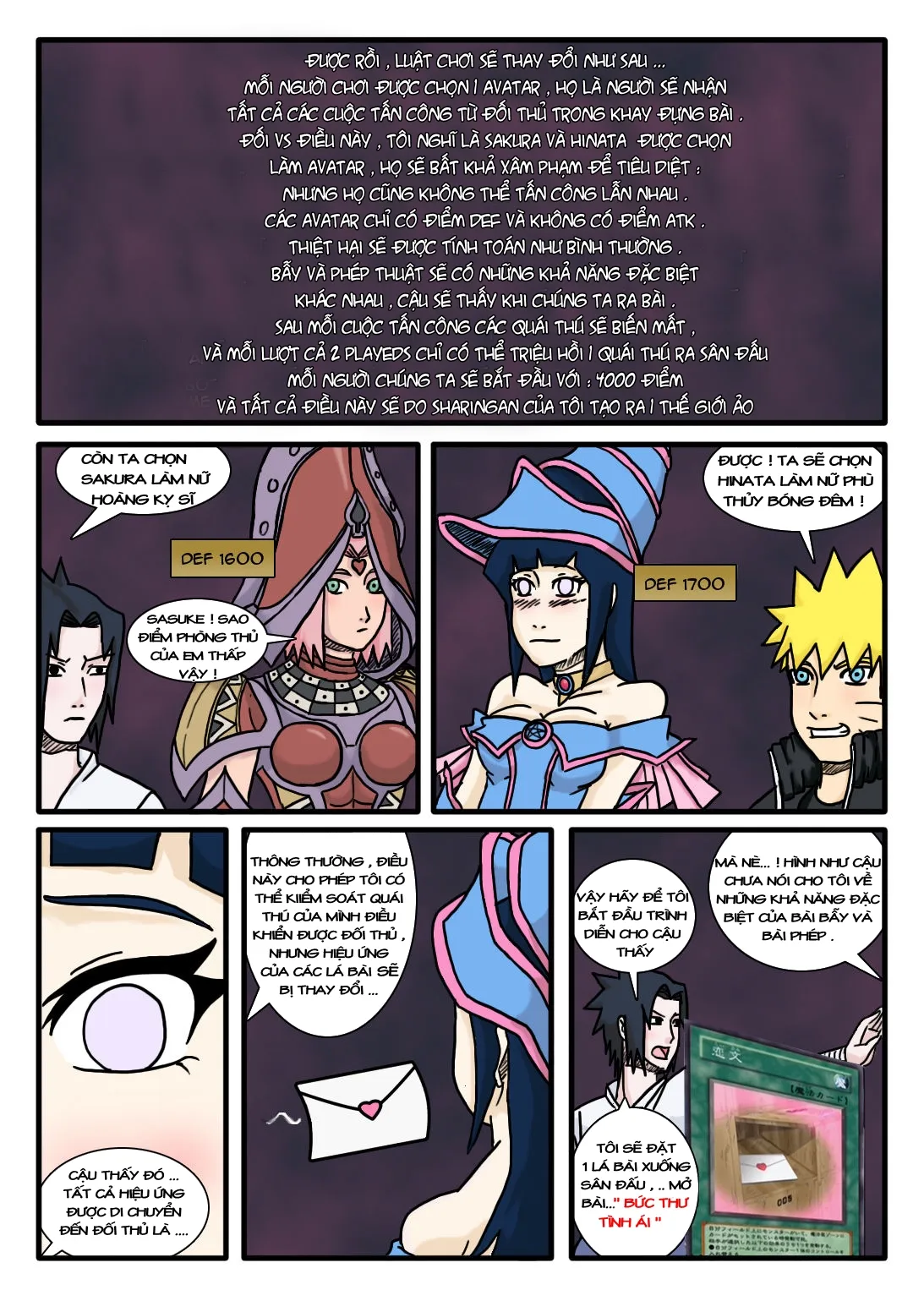 HentaiVN.net - Ảnh 4 - NARUTO XYZ [Tuyển tập NARUTO R19] - - Vua trò chơi Naru-gi-oh - (1)
