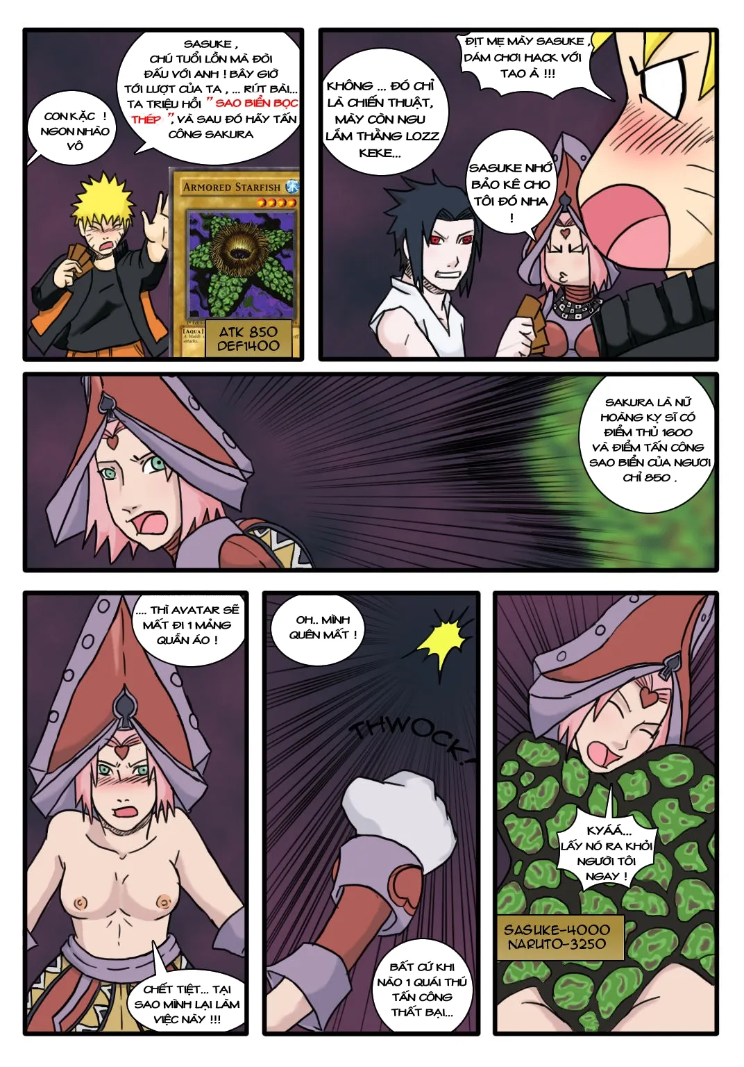 HentaiVN.net - Ảnh 6 - NARUTO XYZ [Tuyển tập NARUTO R19] - - Vua trò chơi Naru-gi-oh - (1)