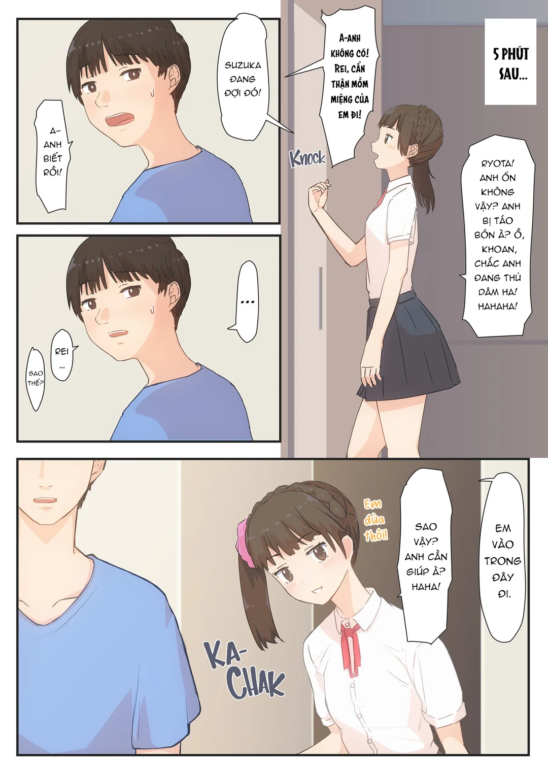 HentaiVN.net - Ảnh 11 - Em gái tôi mang bạn đến - Oneshot