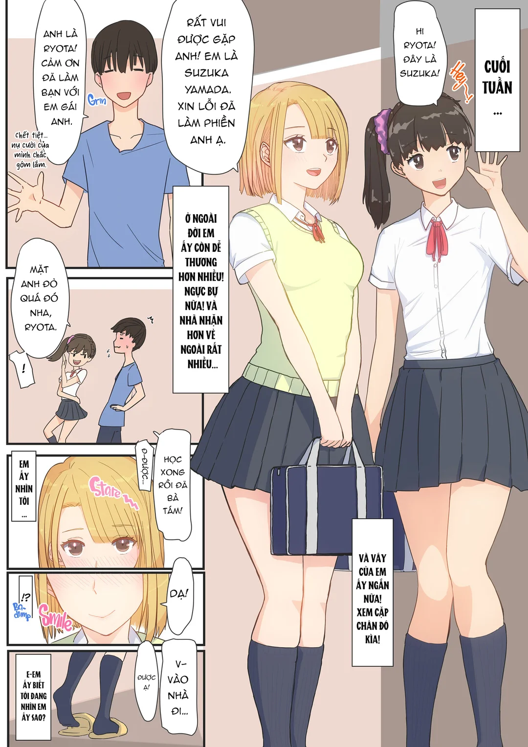 HentaiVN.net - Ảnh 4 - Em gái tôi mang bạn đến - Oneshot