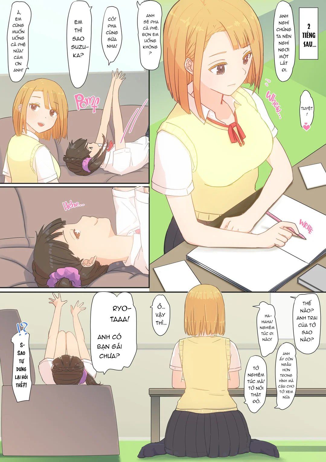HentaiVN.net - Ảnh 5 - Em gái tôi mang bạn đến - Oneshot