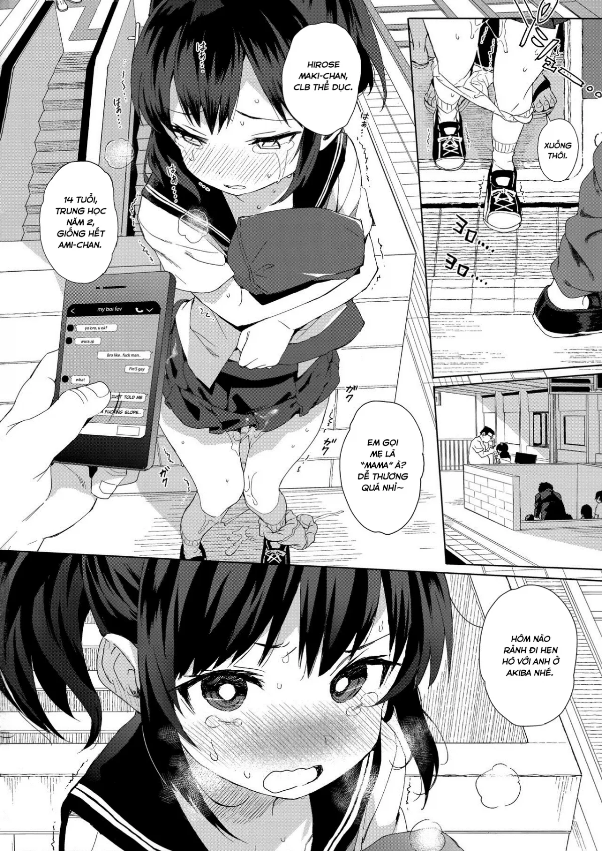 HentaiVN.net - Ảnh 20 - JC Chikan de Seikyouiku + Kaijou Gentei Omakebon [Molesting a Grade Schooler for Sex Education] - Oneshot