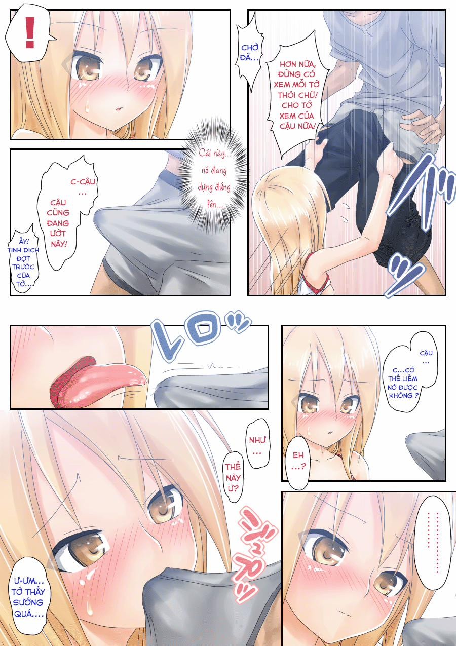HentaiVN.net - Ảnh 14 - Bài học về giới tính [Teme Benkyou OshiERO yo!] - Oneshot