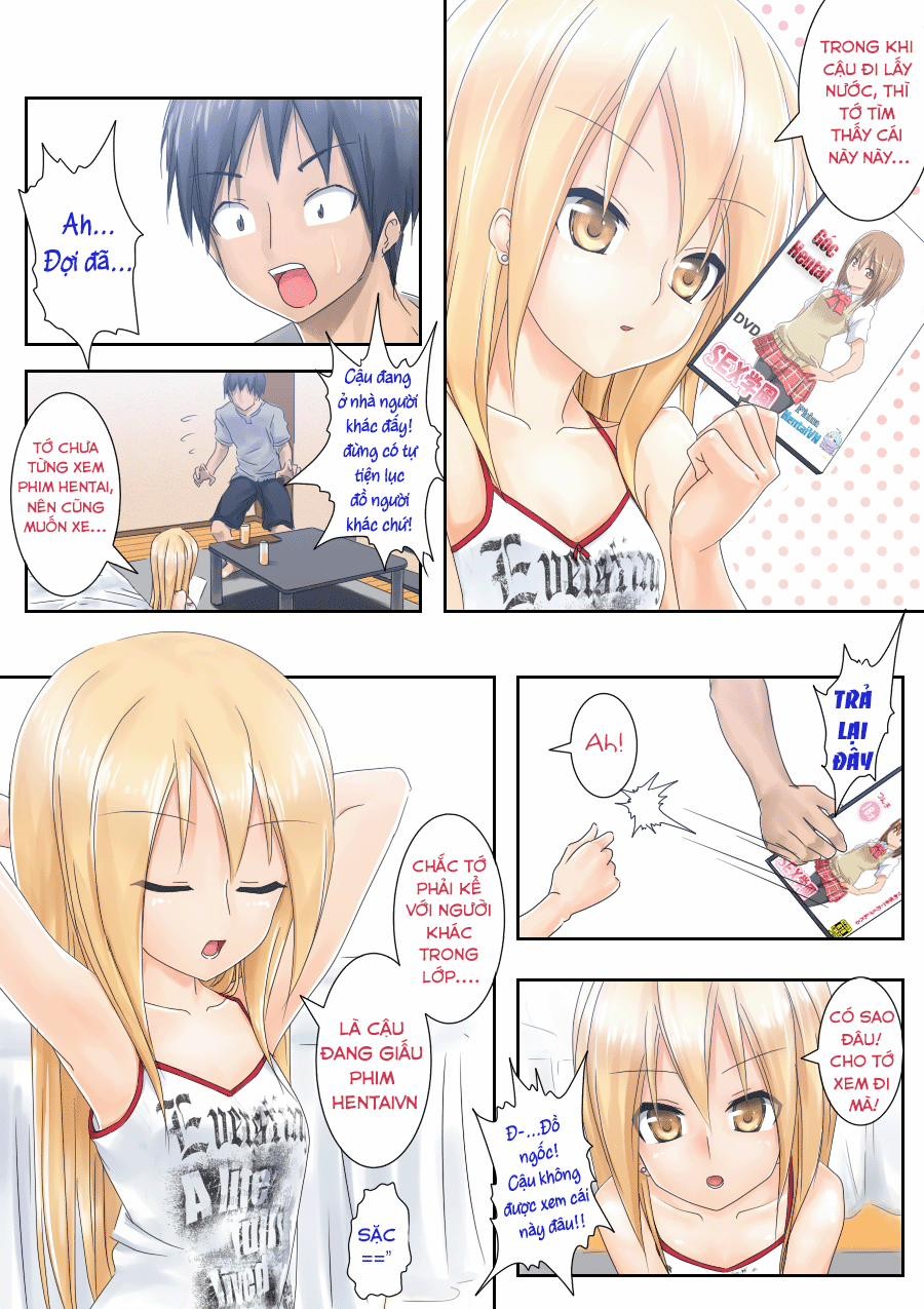 HentaiVN.net - Ảnh 3 - Bài học về giới tính [Teme Benkyou OshiERO yo!] - Oneshot
