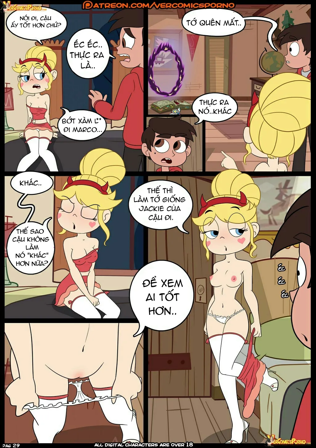 HentaiVN.net - Ảnh 9 - Tuyển Tập Short Hentai Comic - Chap 5 (Star vs The Forces Of Evil)