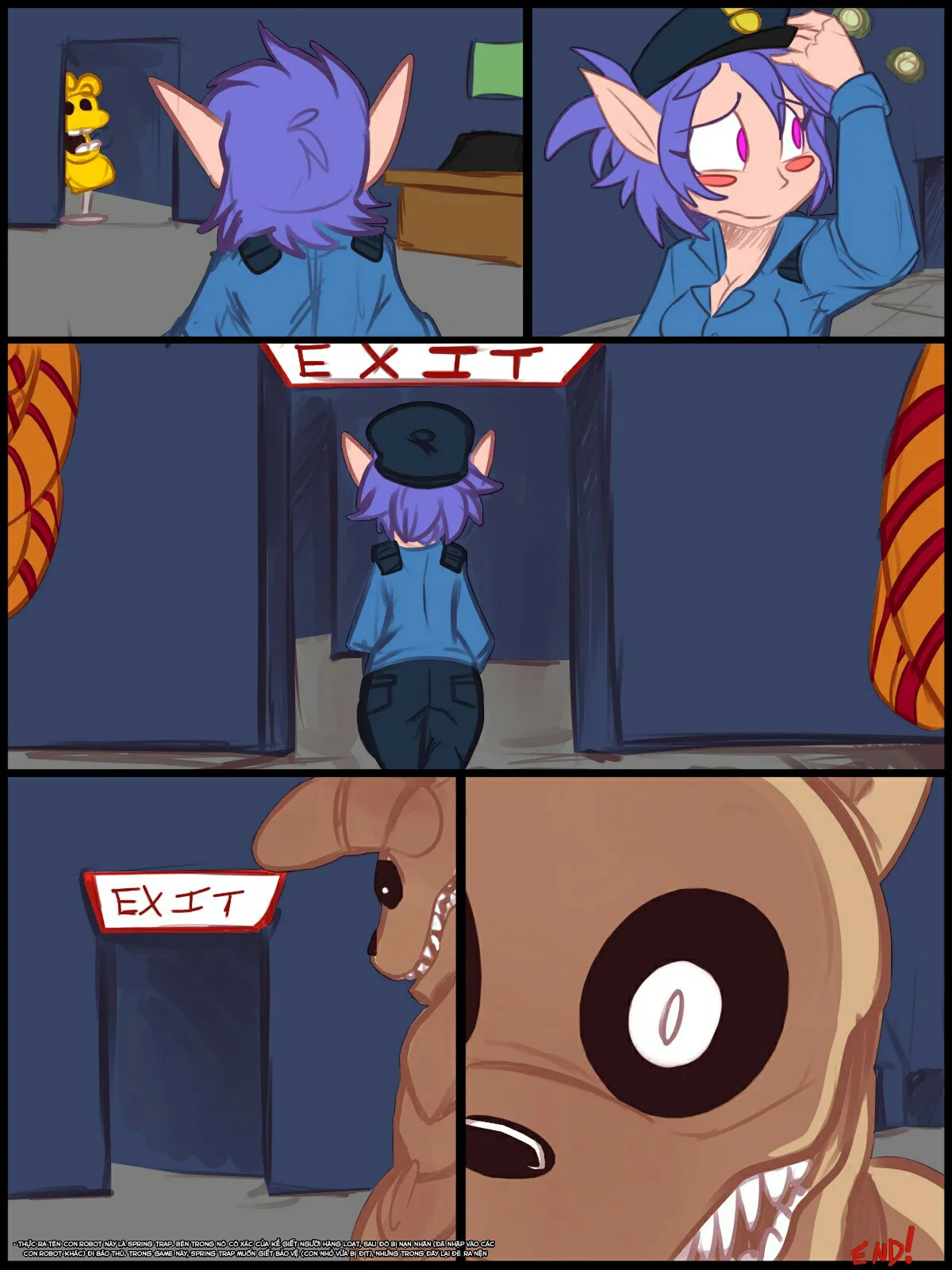 HentaiVN.net - Ảnh 12 - Tuyển Tập Short Hentai Comic - Chap 9: Emis night a Freedy (Five night at Freedy)