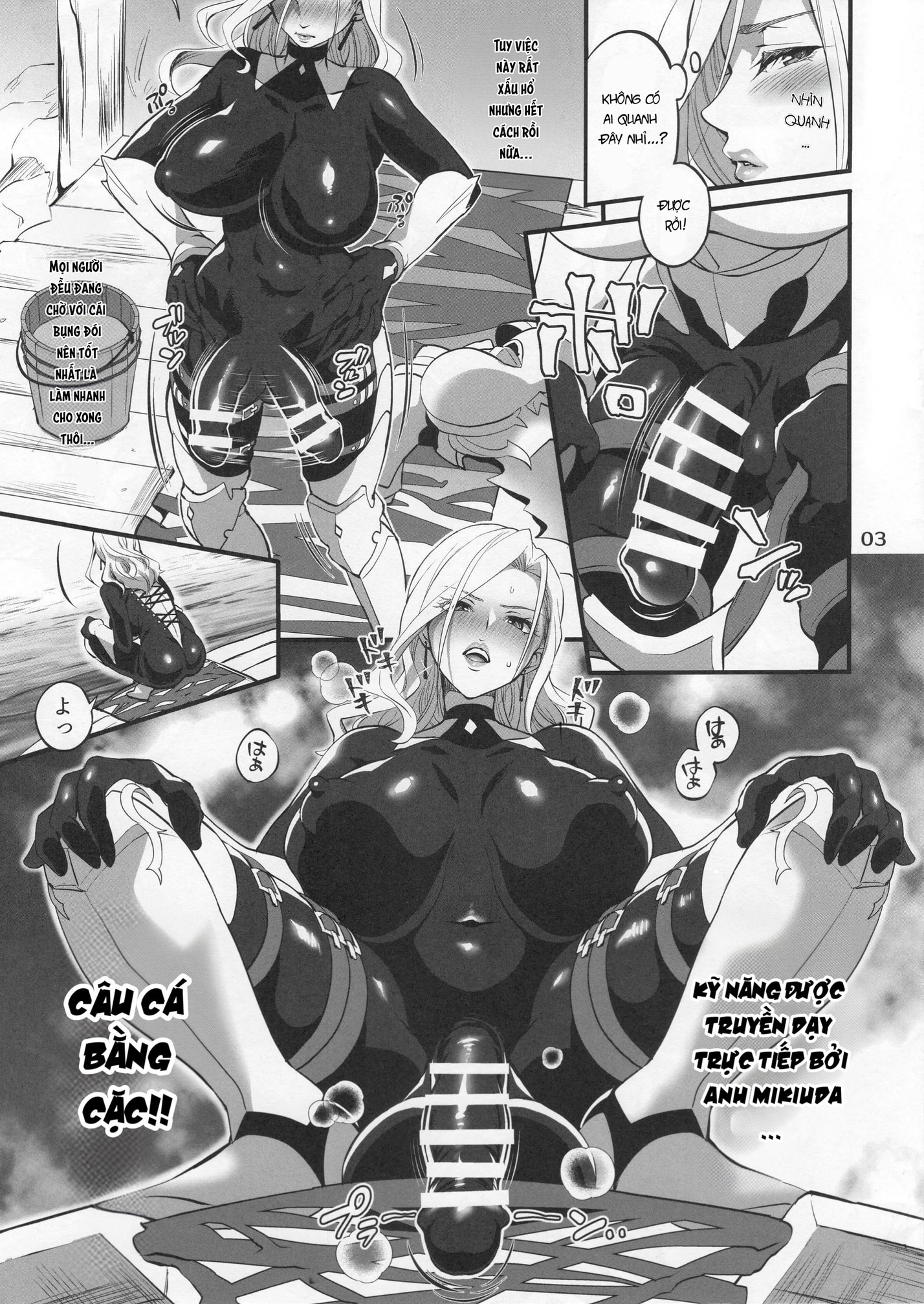 HentaiVN.net - Ảnh 4 - Câu cá bằng con cu bự của Kisara - Oneshot