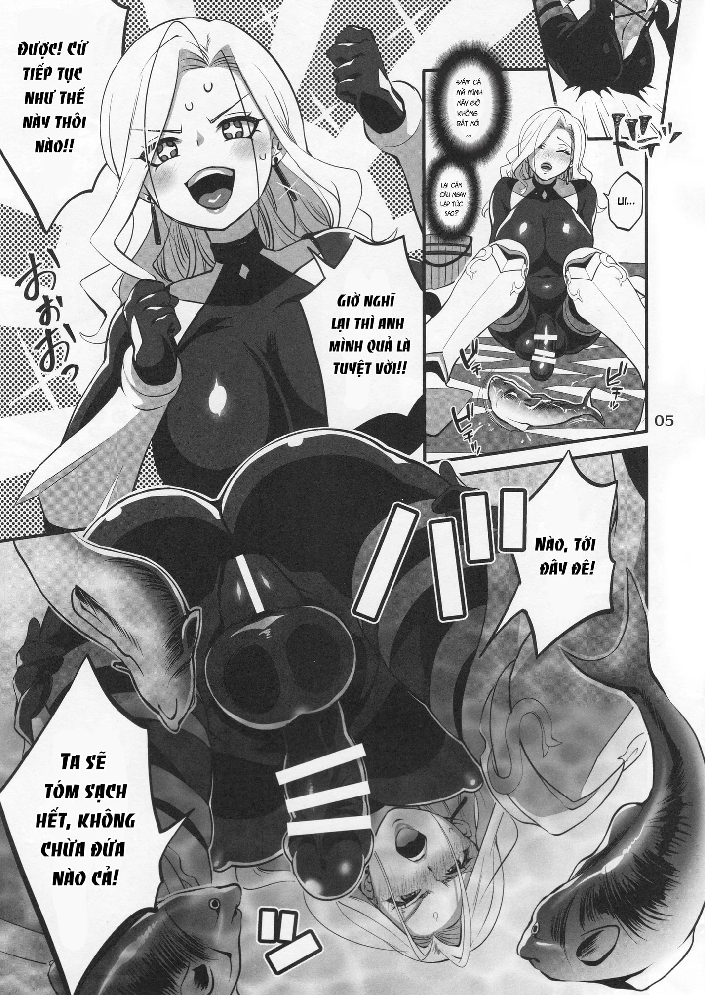 HentaiVN.net - Ảnh 5 - Câu cá bằng con cu bự của Kisara - Oneshot