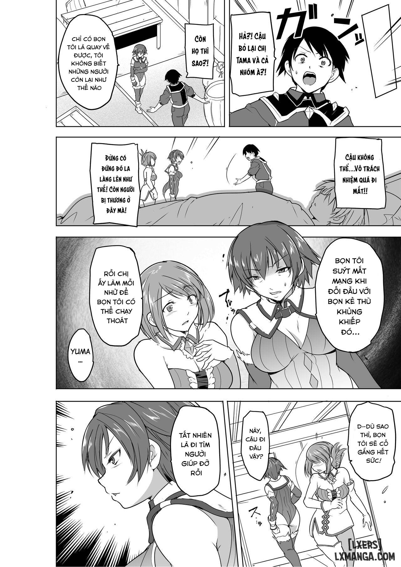 HentaiVN.net - Ảnh 4 - Dungeon Travelers - Futari no Himegoto BADend - Oneshot.