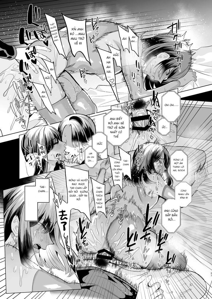 HentaiVN.net - Ảnh 35 - Tonari No Hanae-San ~Morao Kara Netoru Kasshoku Mesu Otokotsuma~ - one shot