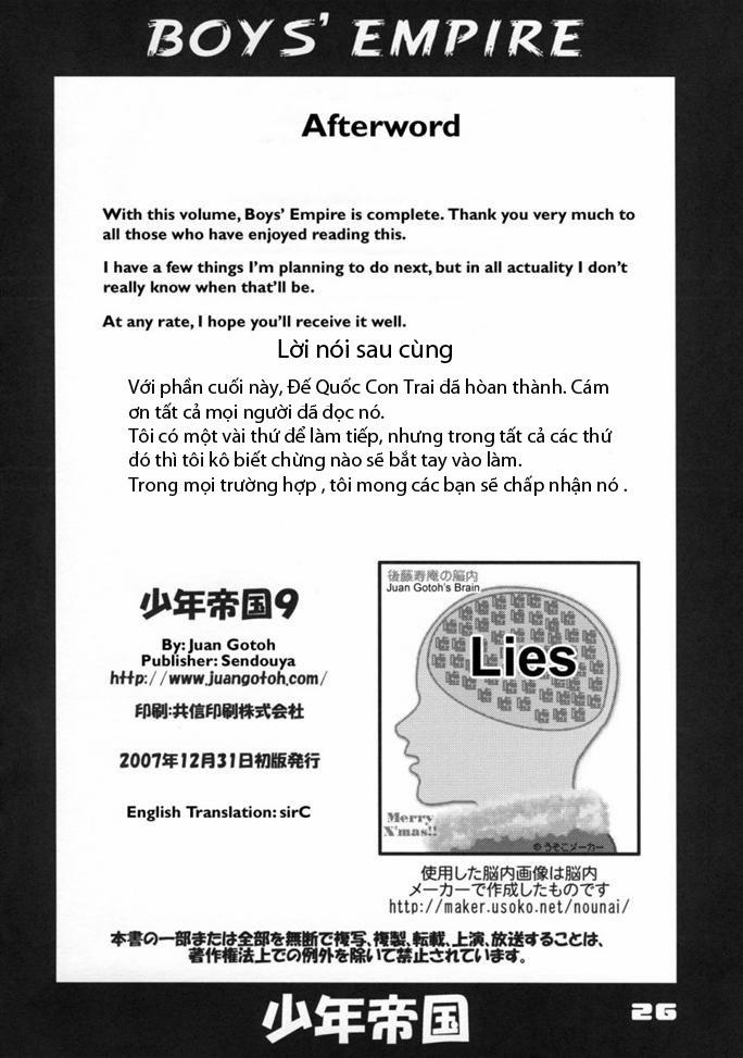 HentaiVN.net - Ảnh 25 - The Boys Empire [The Boys Empire Extra Edition] - Chap 9
