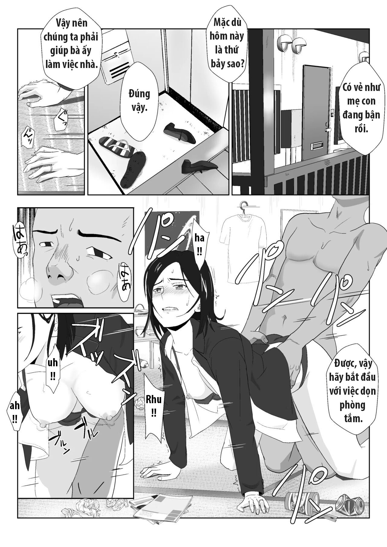 HentaiVN.net - Ảnh 12 - BariCare Kaa-san ga DQN ni Netorareta - Chương 1