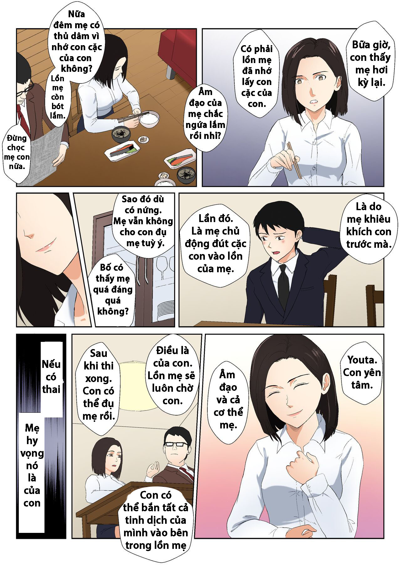 HentaiVN.net - Ảnh 6 - BariCare Kaa-san ga DQN ni Netorareta - Chương 2 Màu ( Lời thoại hàng ngày không theo nguyên tác)