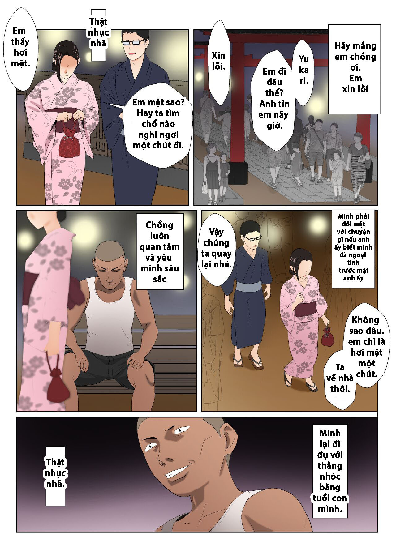 HentaiVN.net - Ảnh 39 - BariCare Kaa-san ga DQN ni Netorareta - Chương 3 Màu ( Lời thoại hàng ngày không theo nguyên tác)