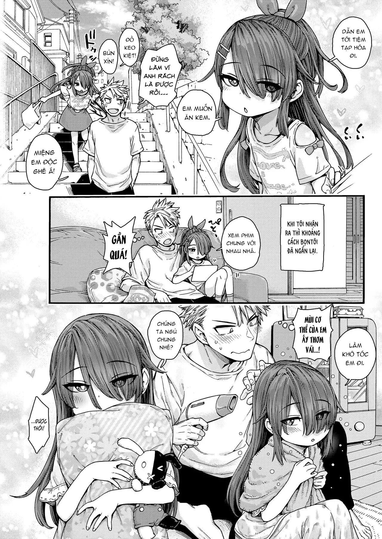 HentaiVN.net - Ảnh 7 - Ngày cuối tuần chỉ đề nuông chiều em gái - Oneshot