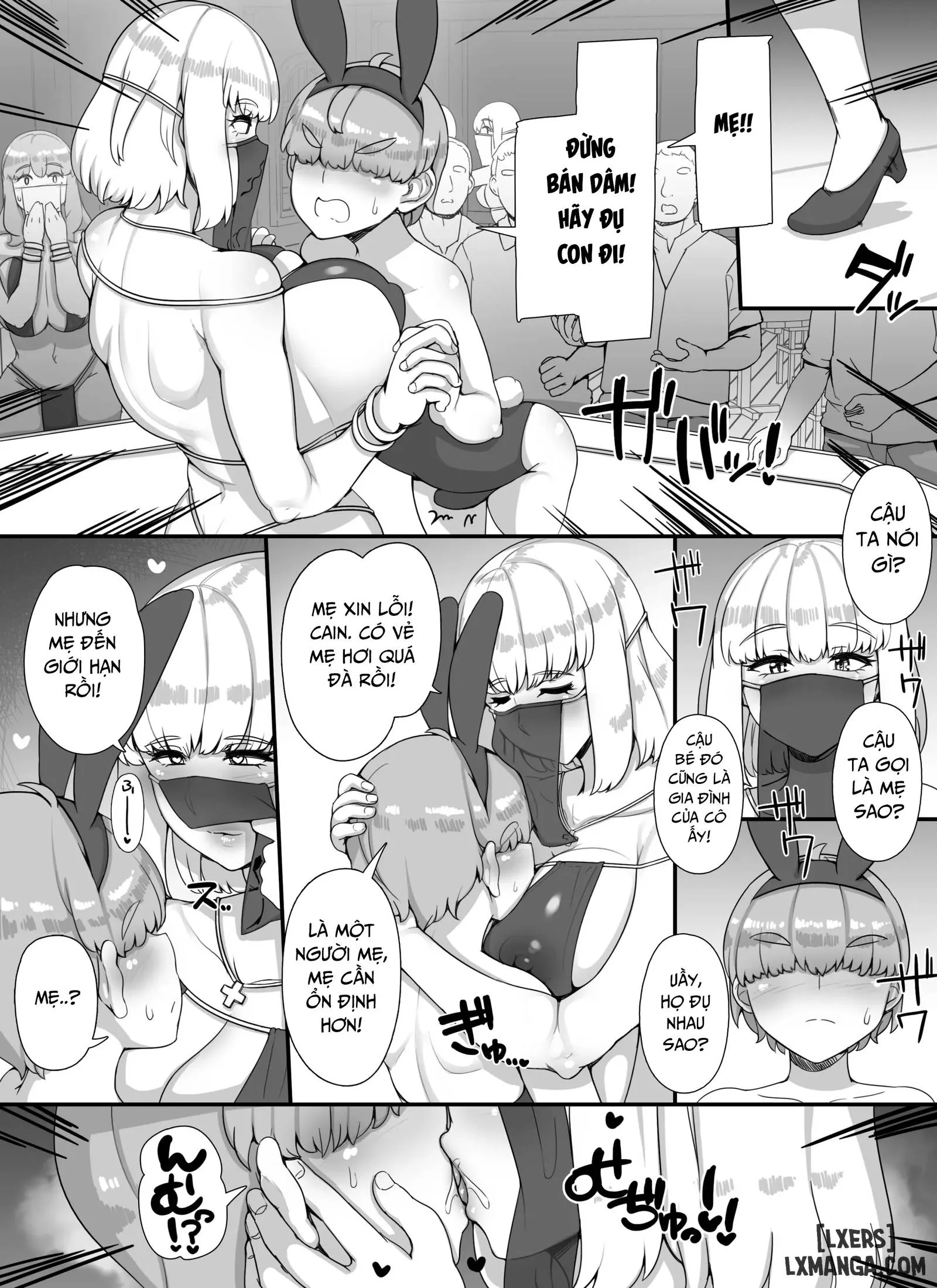 HentaiVN.net - Ảnh 35 - Haha Ane Oba Ga Succubus Na Shota Yuusha Harem Party - Oneshot.