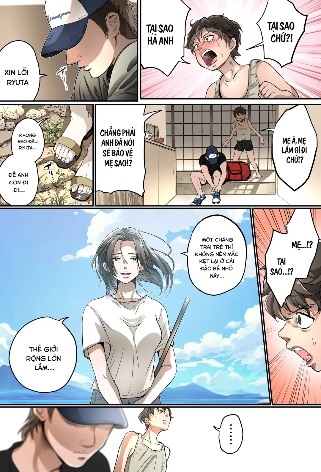 HentaiVN.net - Ảnh 10 - Lần đầu tiên chịch mẹ - Oneshot