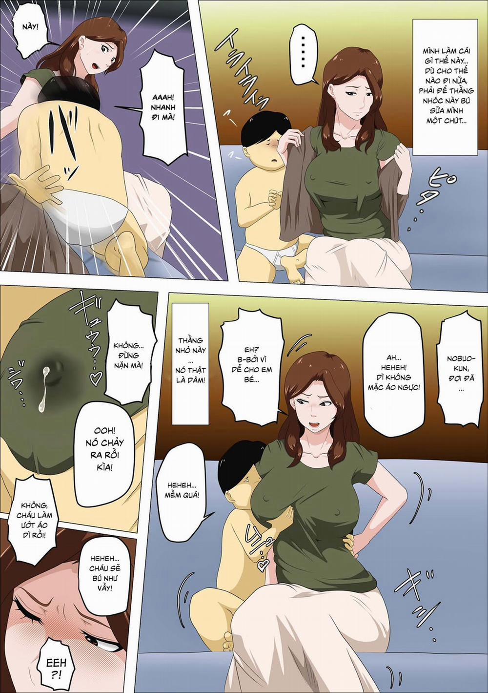 HentaiVN.net - Ảnh 12 - Shachou no Musuko o Azukattara Bonyuu o Suwareta Bakari ka [I Nannied The Boss Son And All He Did Was Suck My Tits] - Oneshot