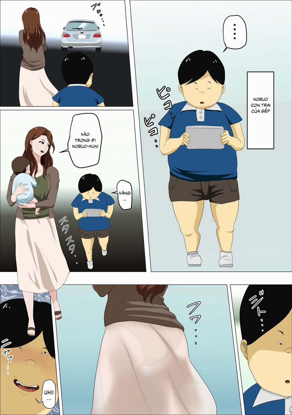 HentaiVN.net - Ảnh 3 - Shachou no Musuko o Azukattara Bonyuu o Suwareta Bakari ka [I Nannied The Boss Son And All He Did Was Suck My Tits] - Oneshot