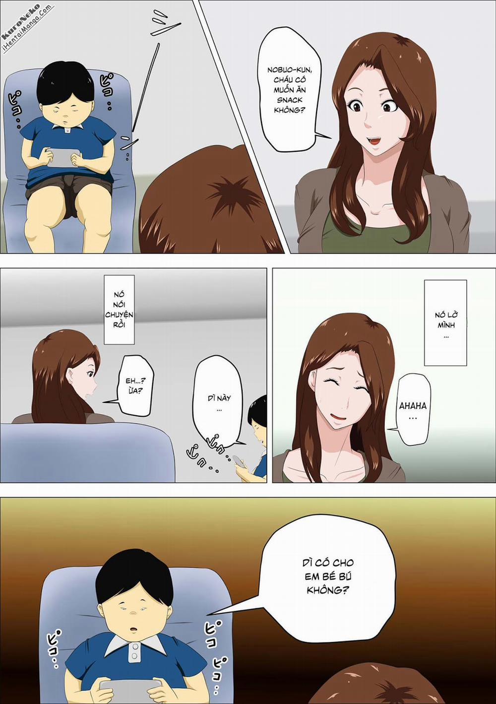 HentaiVN.net - Ảnh 5 - Shachou no Musuko o Azukattara Bonyuu o Suwareta Bakari ka [I Nannied The Boss Son And All He Did Was Suck My Tits] - Oneshot