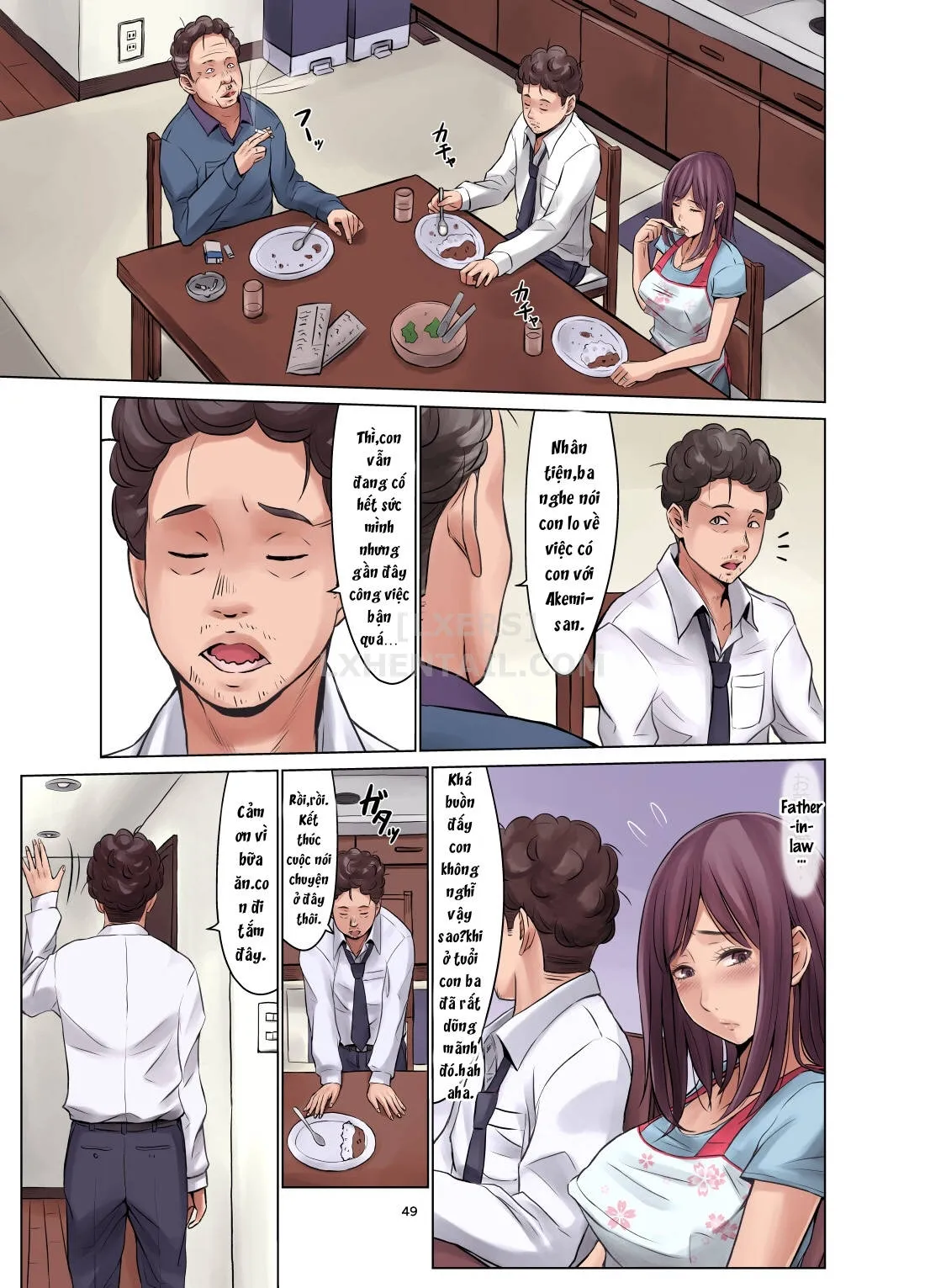 HentaiVN.net - Ảnh 53 - Tanenashi Otto To Hatsujou Tsuma - Oneshot - Có che