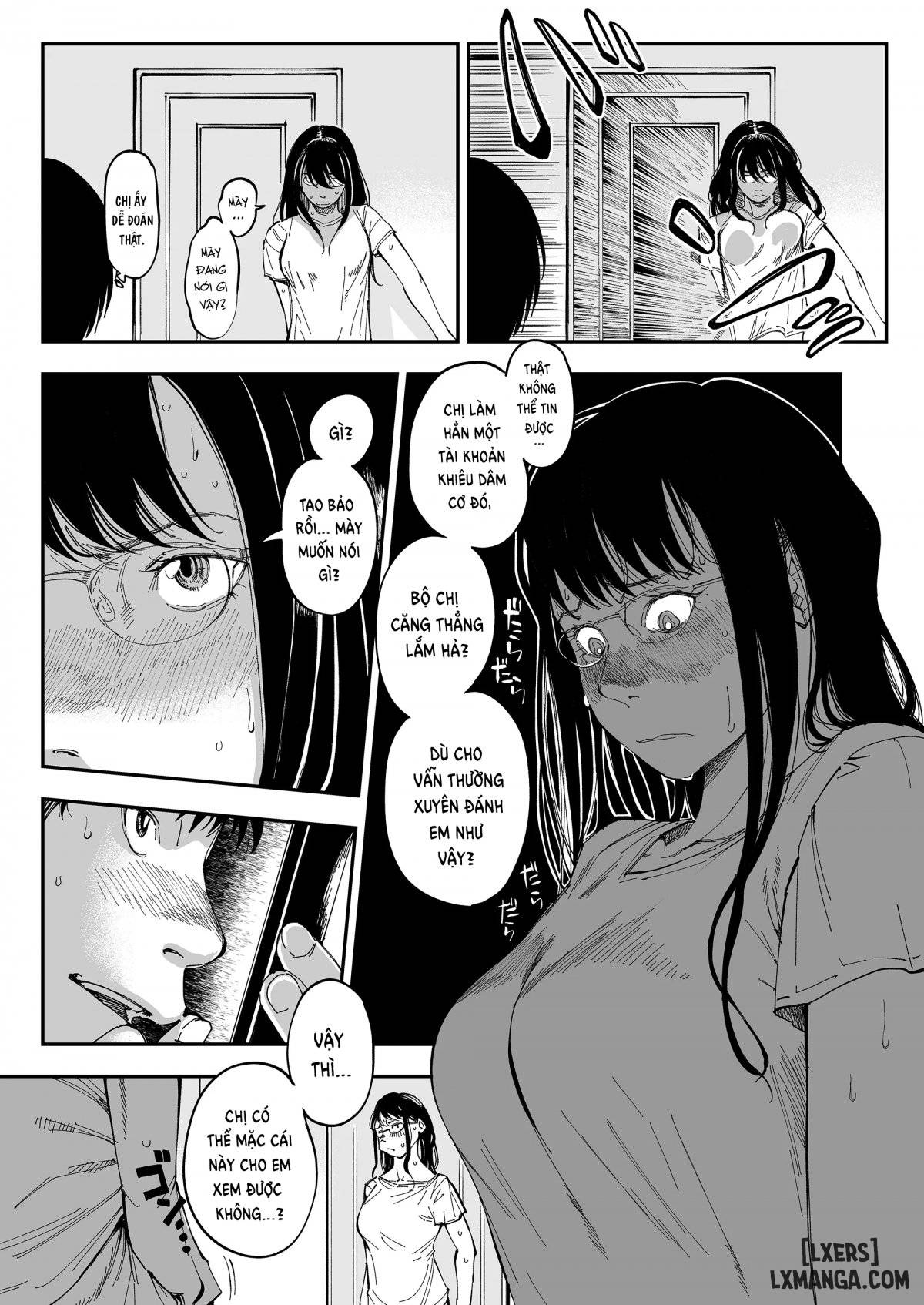 HentaiVN.net - Ảnh 12 - Vô tình tìm được tài khoản khiêu dâm của chị gái - Chap 1(chap trước loạn ảnh)