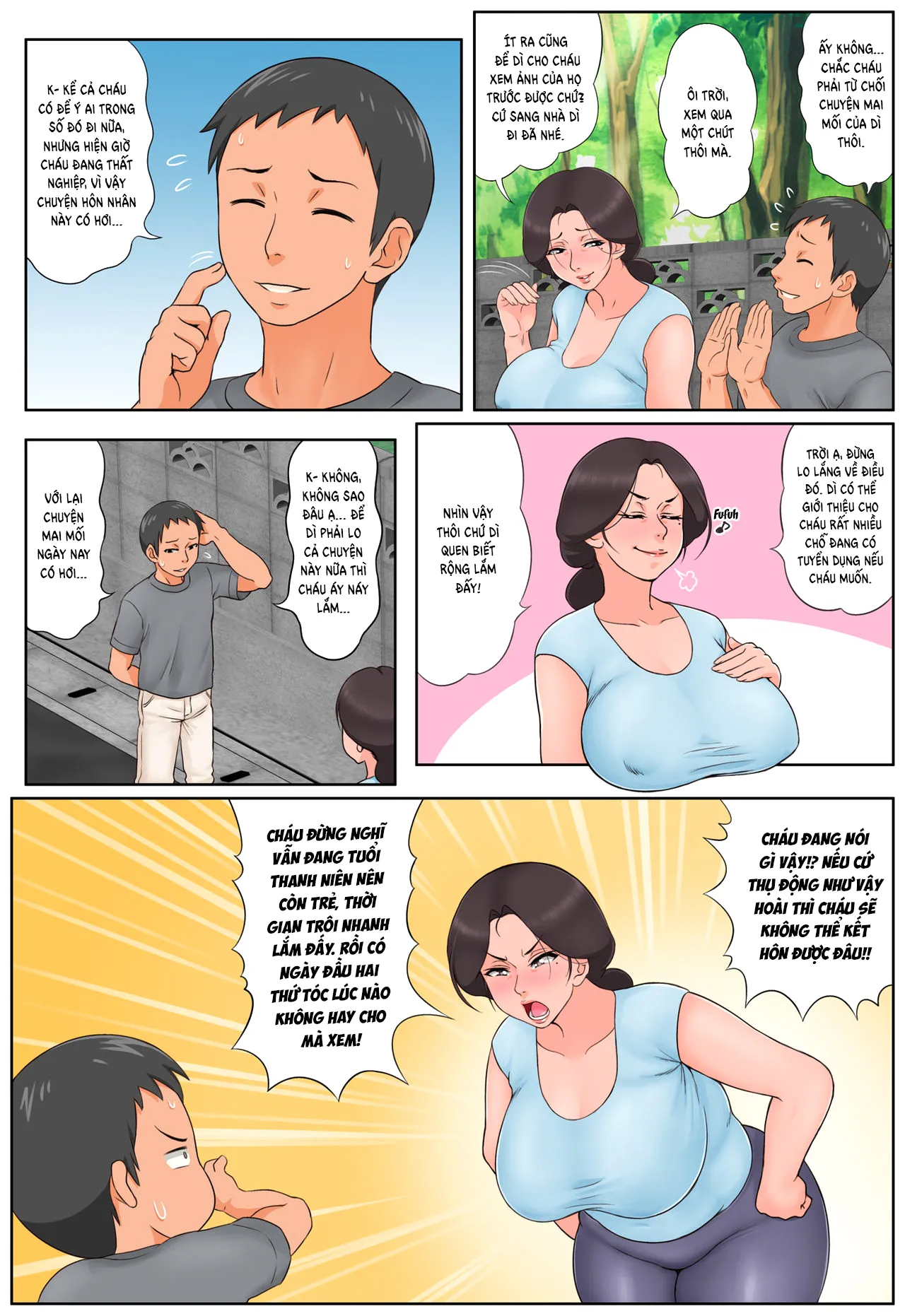 HentaiVN.net - Ảnh 4 - I Got The Neighbor Lady Who Has Been Nice To Me Ever Since I Was Little To Fall For Me And Let Me Fuck Her [Chiisai koro kara Osewa ni natte iru Kinjo no Oba-san o Otoshite Tanetsuke] - Chap 1