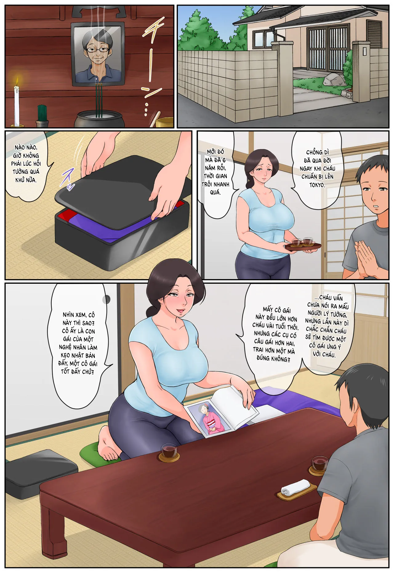 HentaiVN.net - Ảnh 6 - I Got The Neighbor Lady Who Has Been Nice To Me Ever Since I Was Little To Fall For Me And Let Me Fuck Her [Chiisai koro kara Osewa ni natte iru Kinjo no Oba-san o Otoshite Tanetsuke] - Chap 1