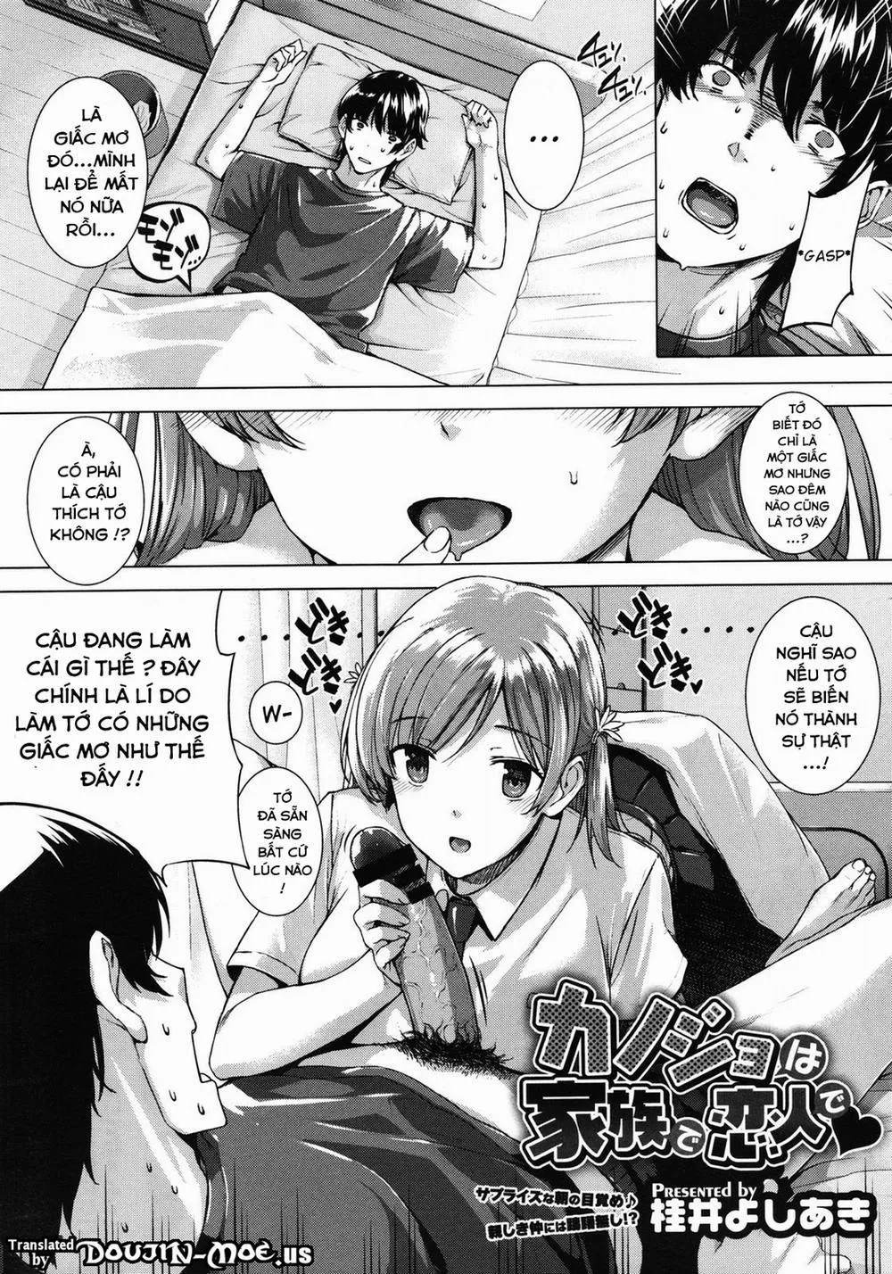 HentaiVN.net - Ảnh 5 - Kanojo wa Kazoku de Hanayome de - Chương 1