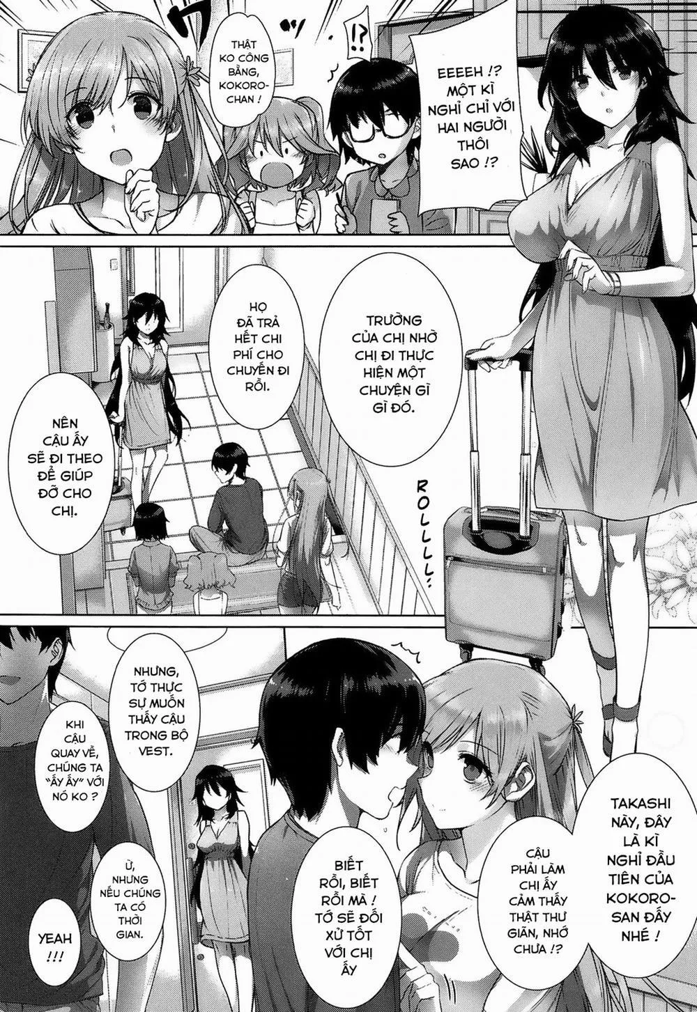 HentaiVN.net - Ảnh 5 - Kanojo wa Kazoku de Hanayome de - Chương 4