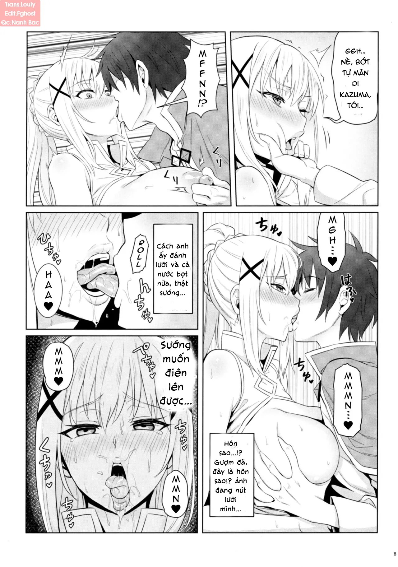 HentaiVN.net - Ảnh 9 - Kono Daraku Shita Onna Kishi Ni Syukufuku o! (KonoSuba) [Kono Daraku] - Oneshot