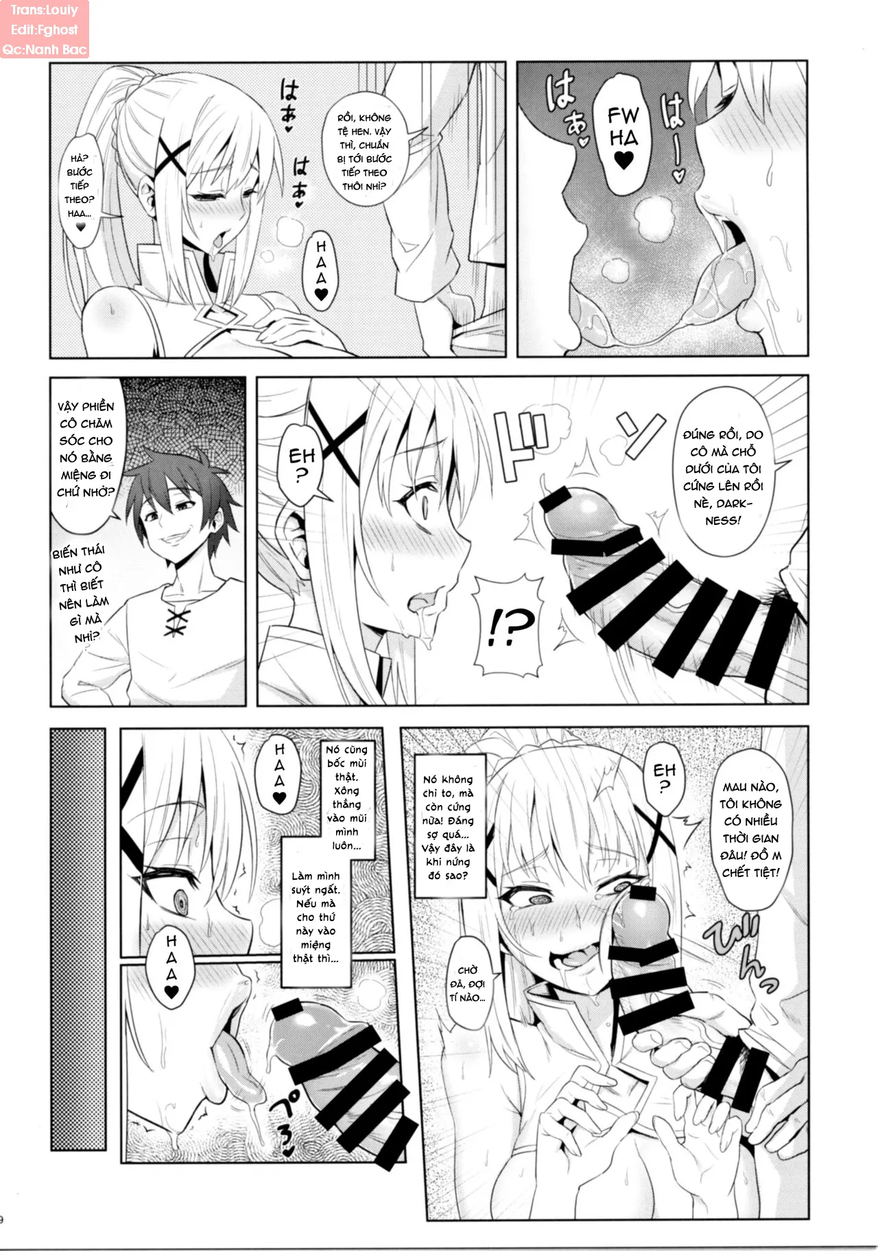 HentaiVN.net - Ảnh 10 - Kono Daraku Shita Onna Kishi Ni Syukufuku o! (KonoSuba) [Kono Daraku] - Oneshot