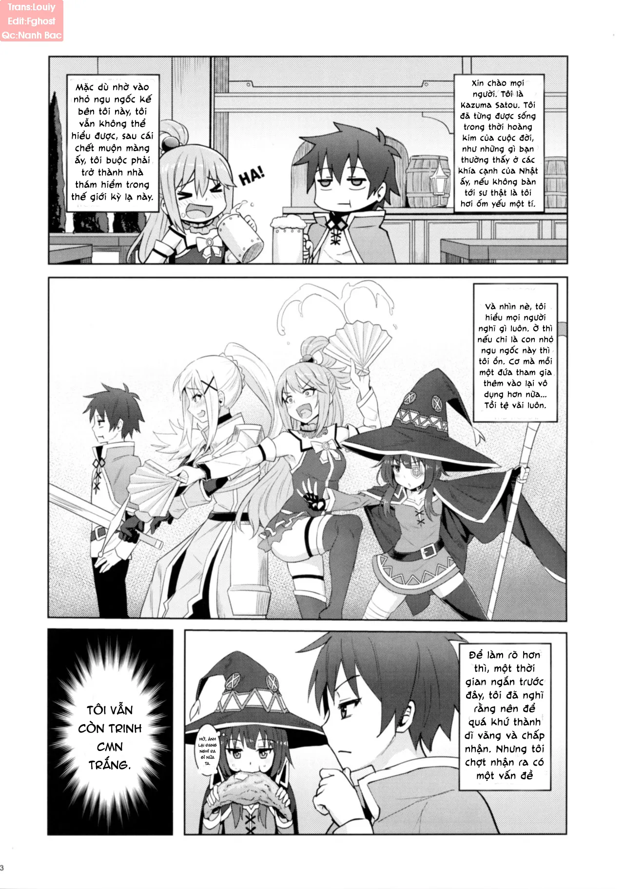 HentaiVN.net - Ảnh 4 - Kono Daraku Shita Onna Kishi Ni Syukufuku o! (KonoSuba) [Kono Daraku] - Oneshot