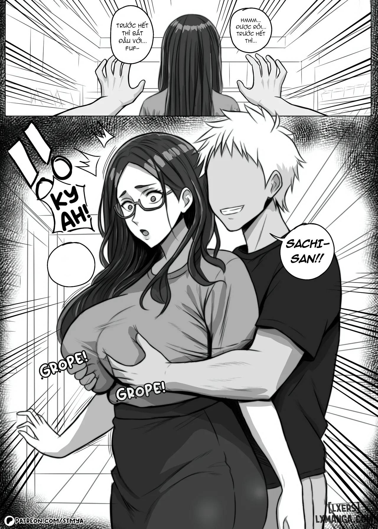 HentaiVN.net - Ảnh 25 - Married Women Two Panel NTR Comic - Oneshot